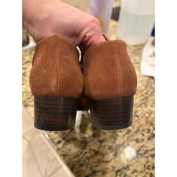 Aerosoles Women's Diane Ankle Brown Suede Booties Size 8 - Picture 6 of 7